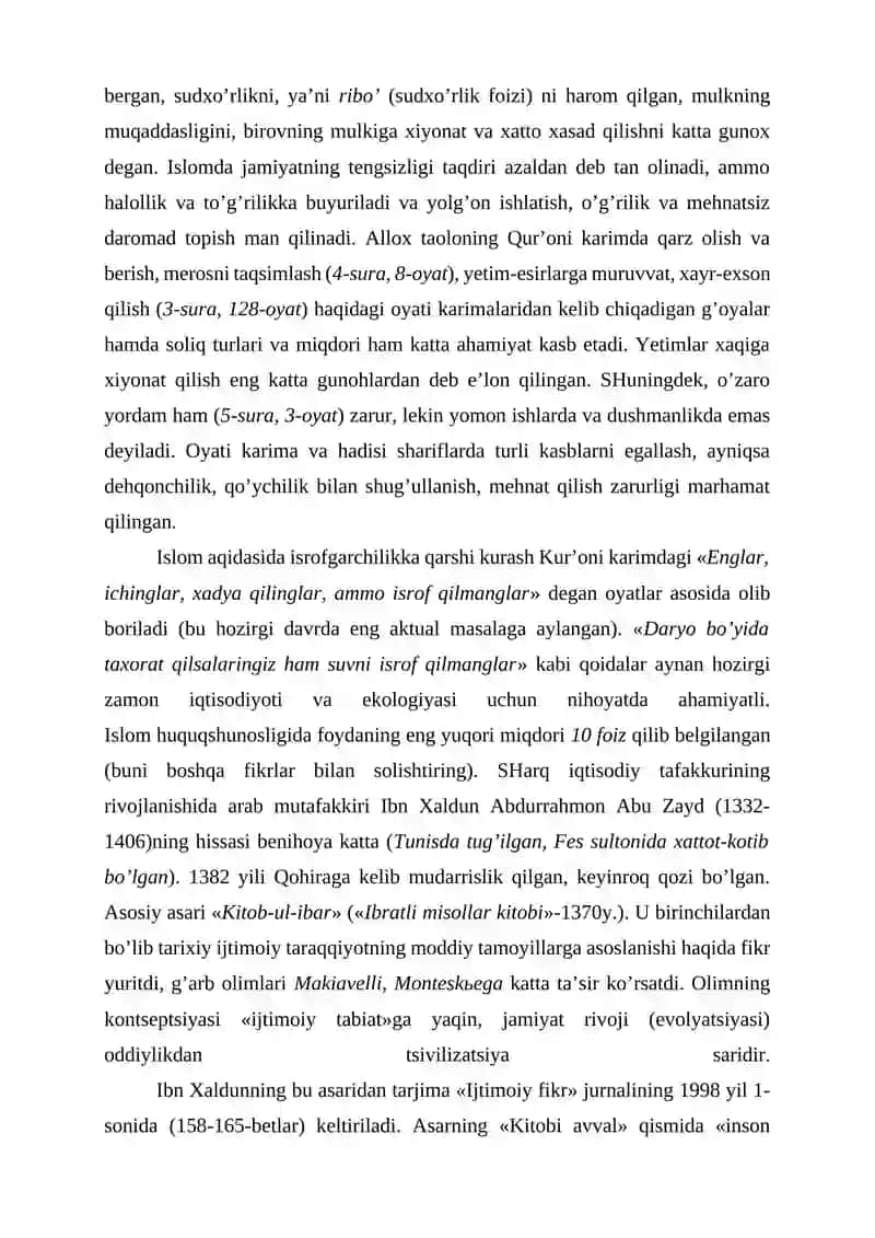 O'rta Osiyodagi Temuriylar davrigacha bo'lgan iqtisodiy g'oyalar 3