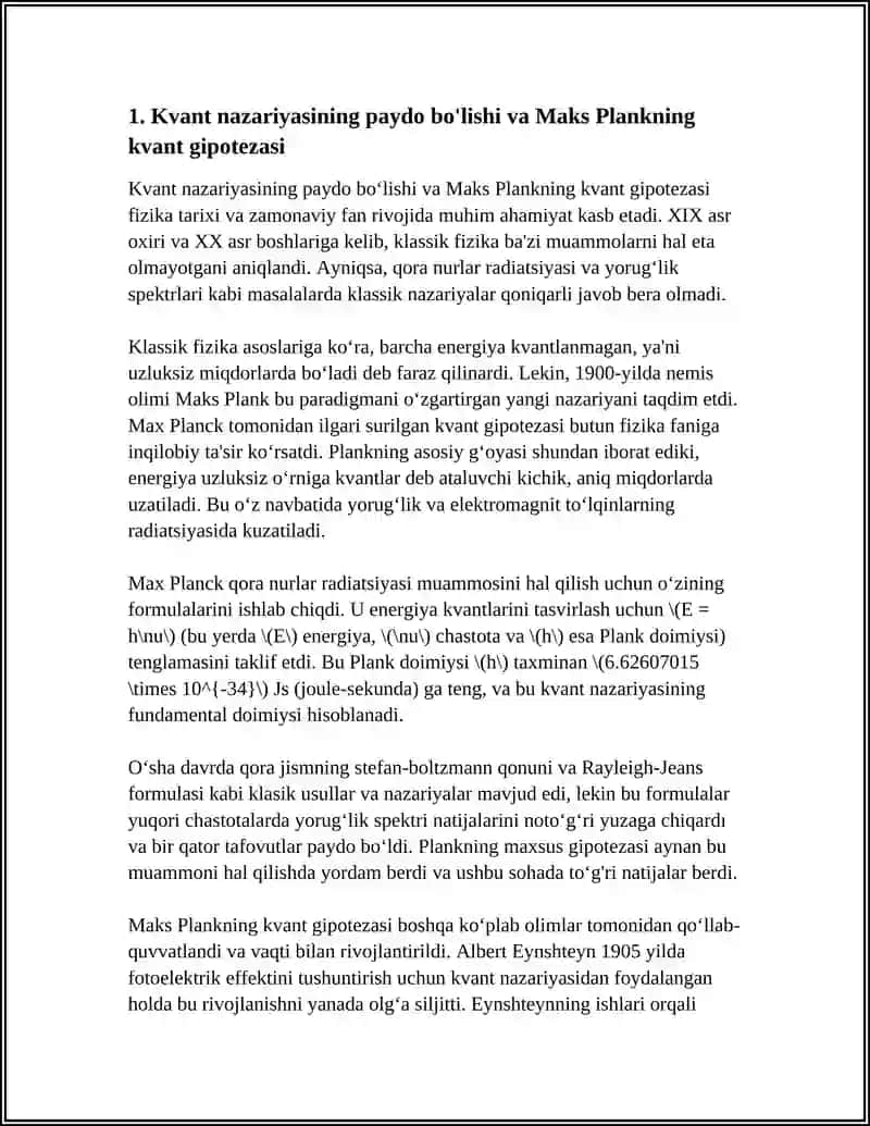 KVANT MEHANIKANING YARATILISHI VA KIMYONING TARAQQIYOTI 3