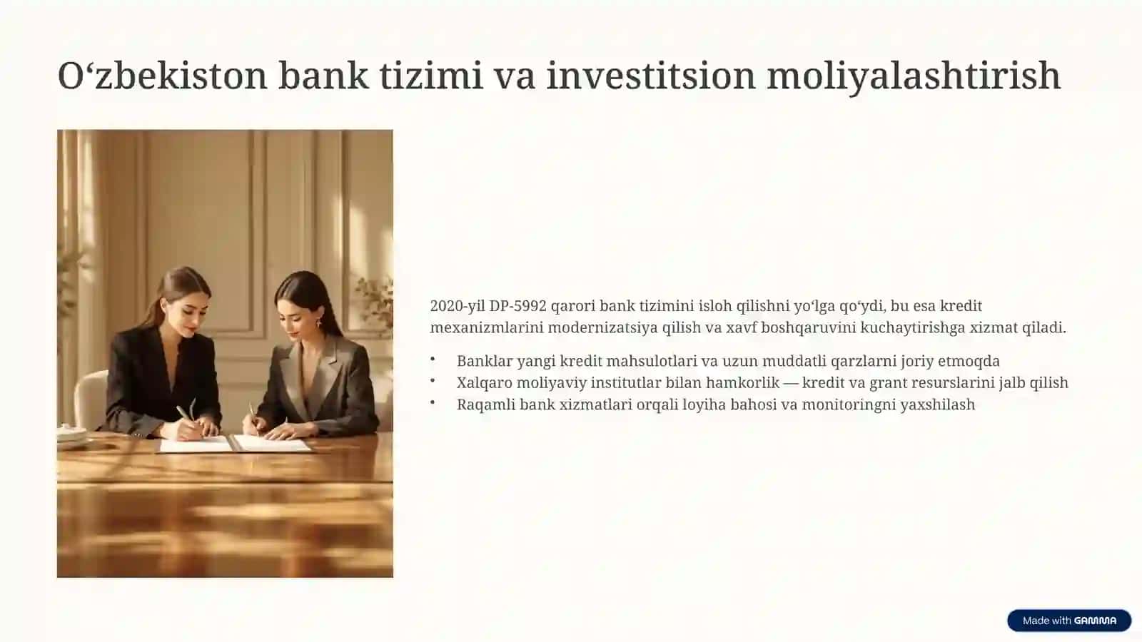 INVESTITSION DASTURLARNI MOLIYALASHNI TASHKIL ETISH 3