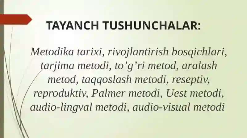 CHET TILLАRNIOʼQITISHMETODIKАSINING QISQАCHАTАRIXI 3