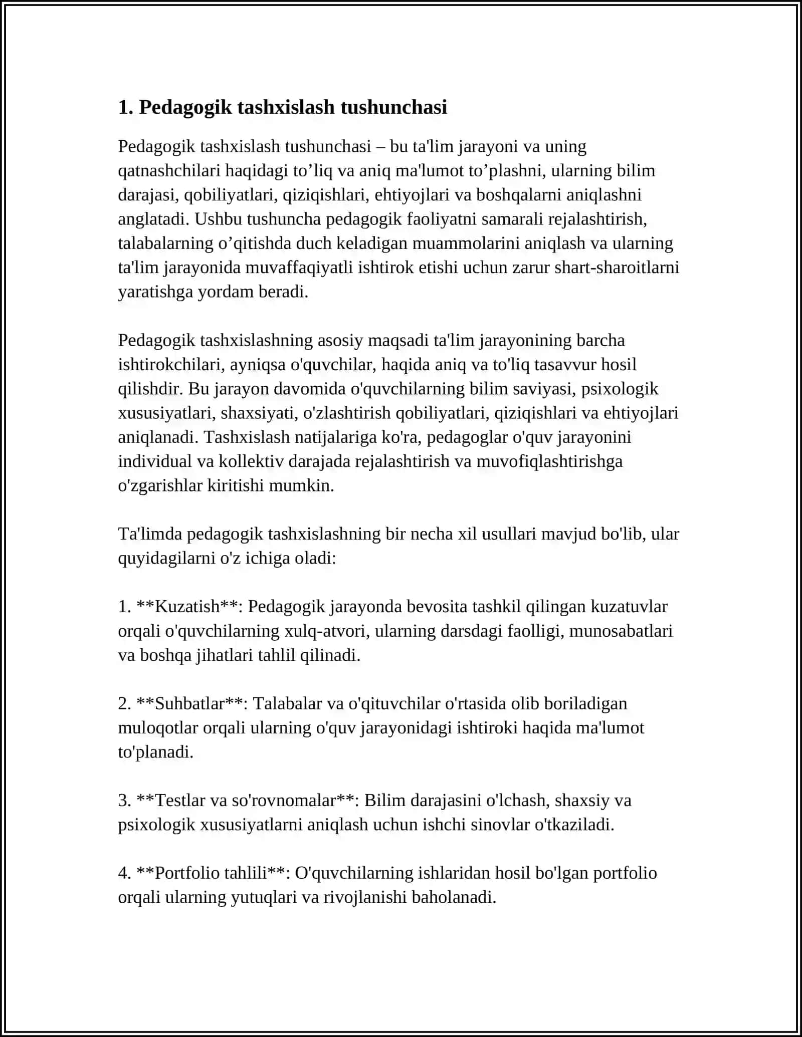 PEDAGOGIK TASHXISLASH JARAYONIDA PEDAGOGIK KONFLIKTATSIYA 3