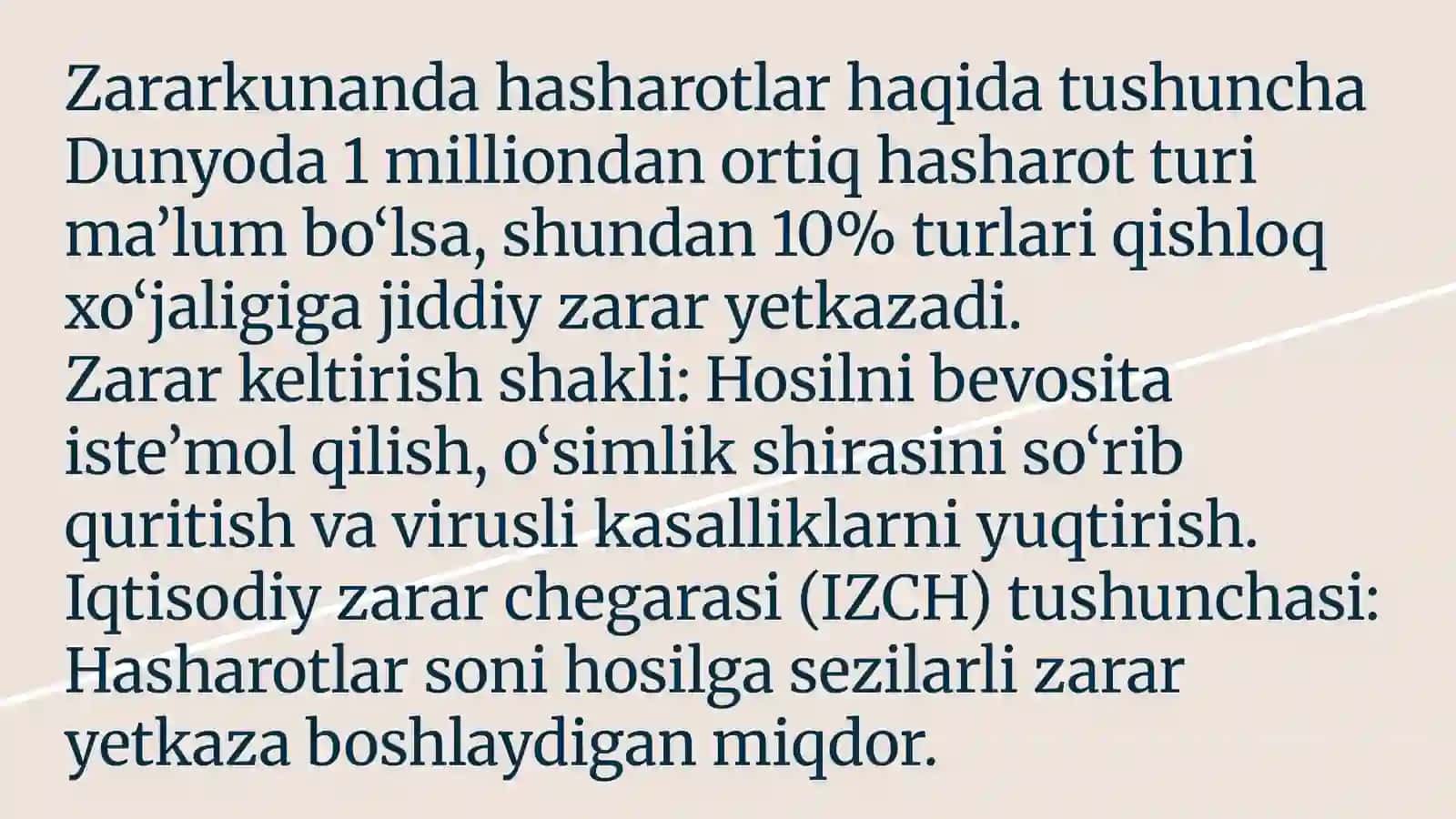 Zararkunanda xashorotlar va ularning asosiy guruhlari 3