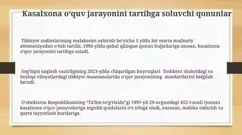 Gospital pedagogikaning huquqiy asoslari 3