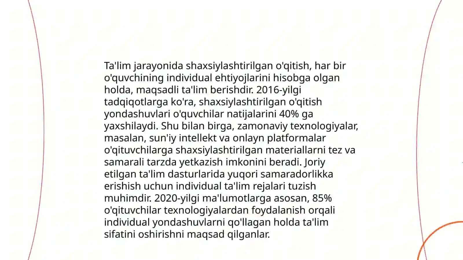 Taʼlimiy jarayonida talim oluvchi shaxsi 3