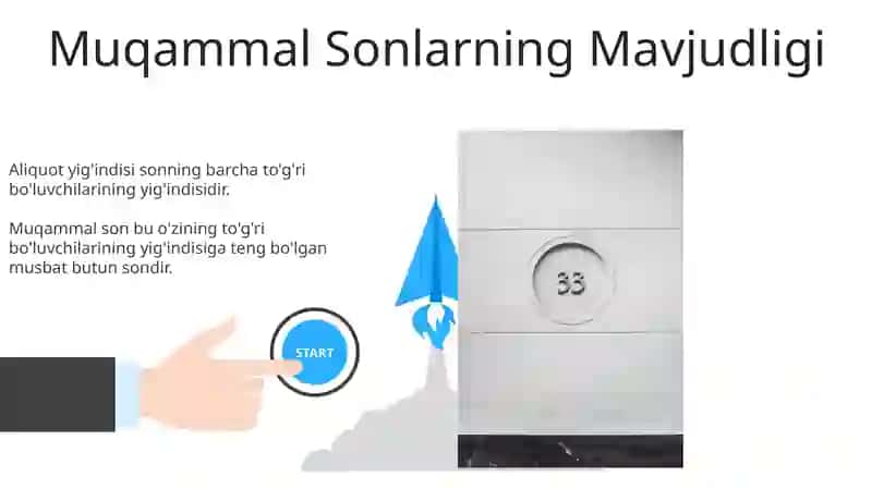 Muqammal Sonlar va Aliquot Yig'indisi 3