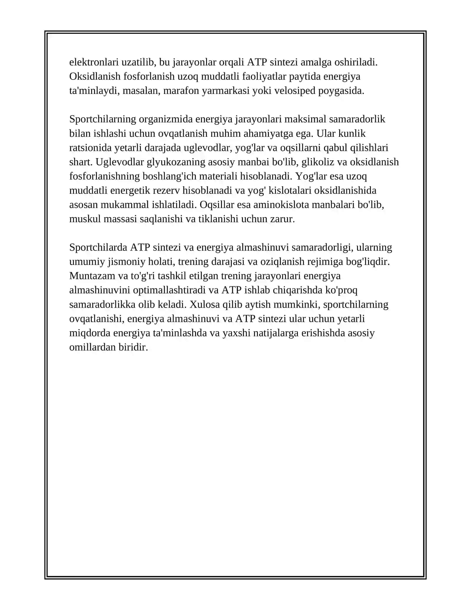 SPORTCHILARNING OVQATLANISHINING BIOKIMYOVIY ASOSLARI 3