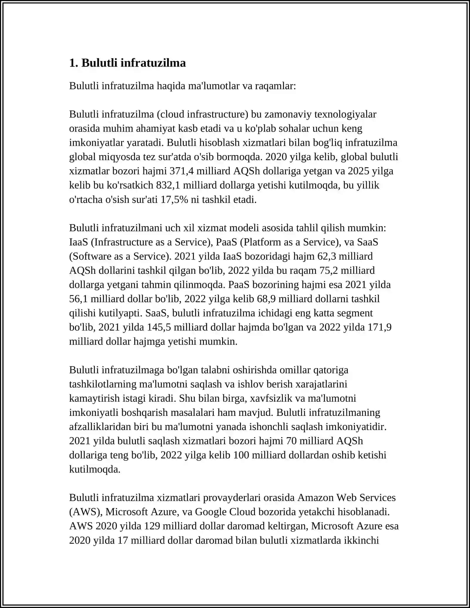 Bulutli Infratuzilma 3