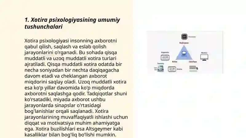 Xotira psixalogiyaning asosiy qonuniyatlari 3
