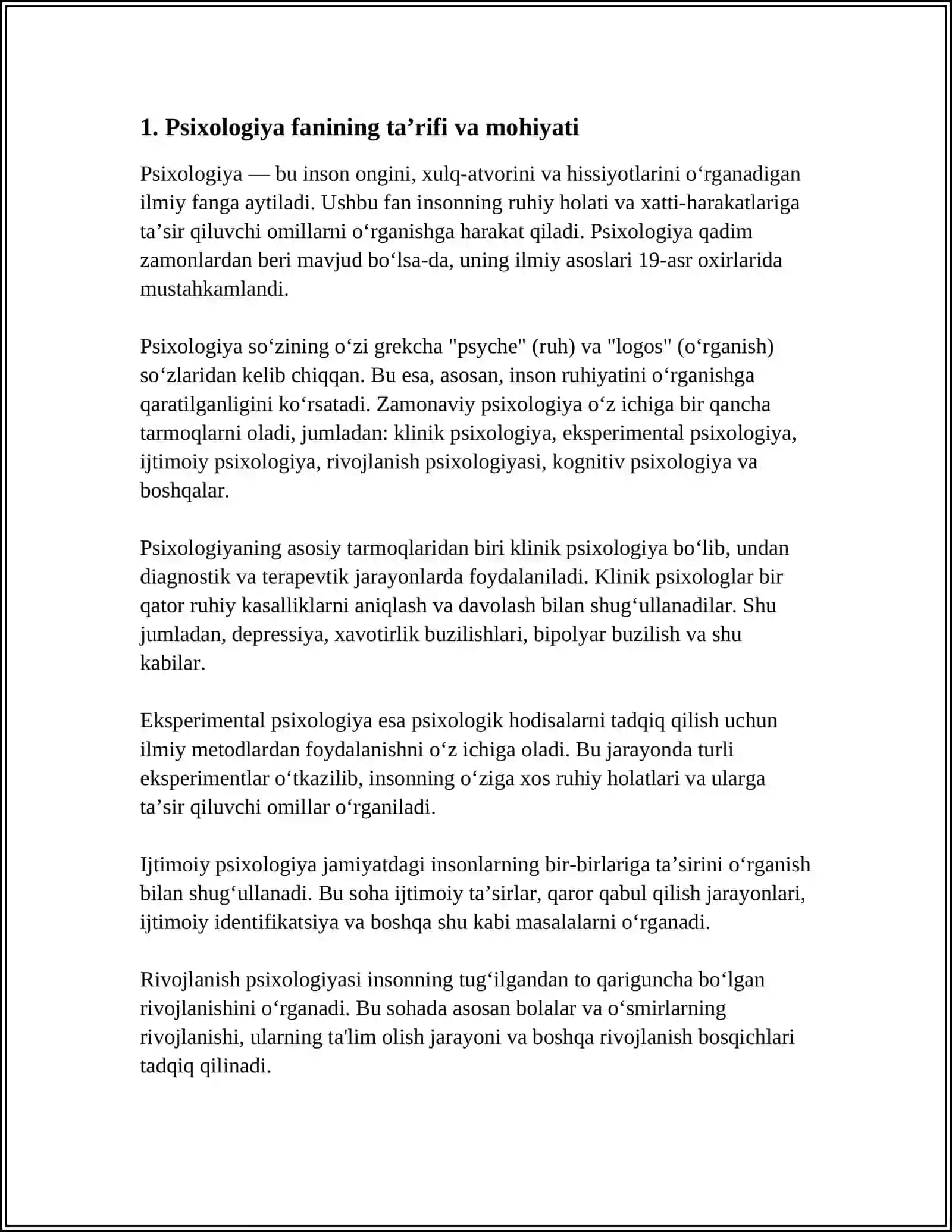 PSIXOLOGIYA FANI HAQIDA UMUMIY TUSHINCHA 3
