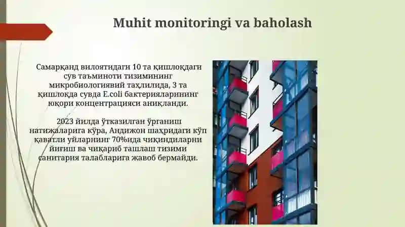 Zamonaviy Uy-joy va Shahar Muhitida Gigiena Talablari 3