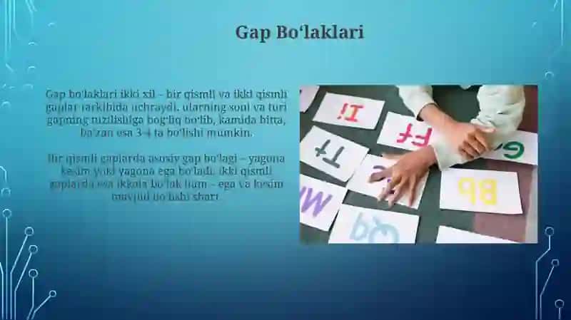 Oddiy va Murakkab Gaplar 3