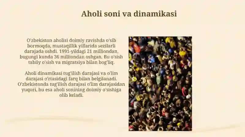 Oʻzbekiston aholi geografiyasi 3