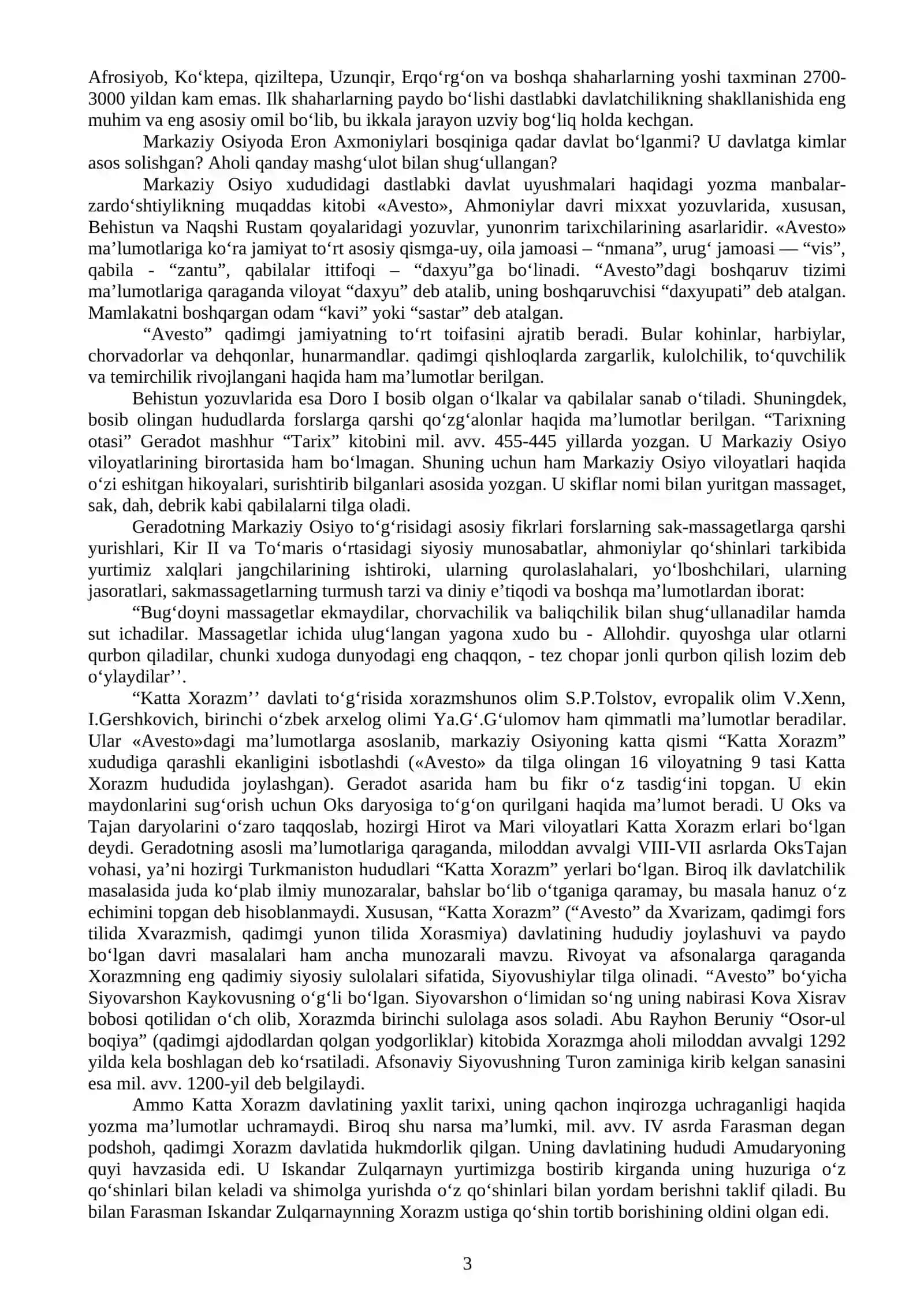 O‘zbek davlatchiligining shakllanishi va taraqqiyot bosqichlari 3