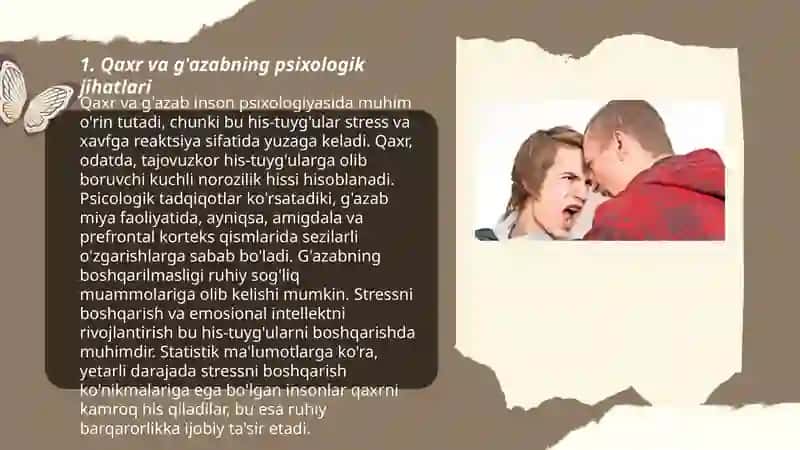 Konfliktli vaziyatda qaxr va g'azab 3