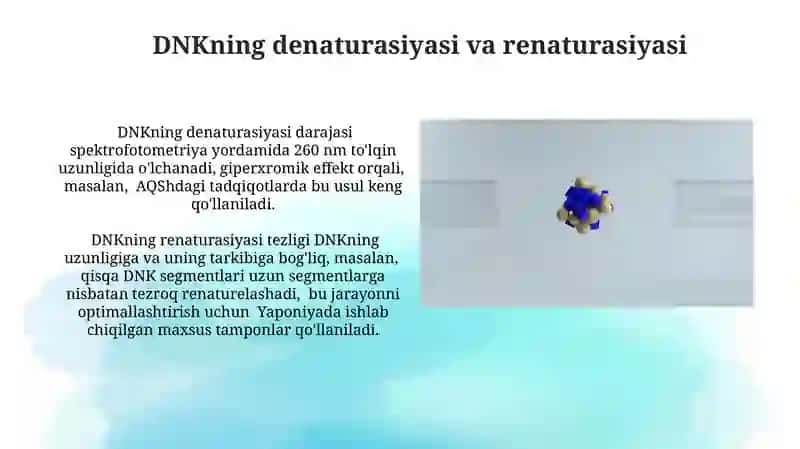 DNKning o'ziga xos xususiyatlari 3