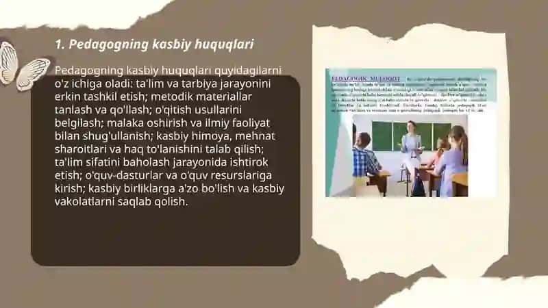 Pedagog huquqlari va majburiyatlari 3