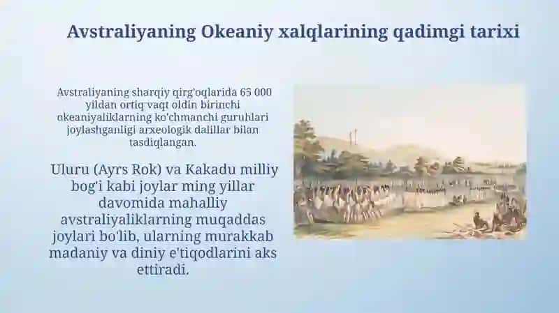 Avstraliya Okeaniya xalqlari tarixi 3