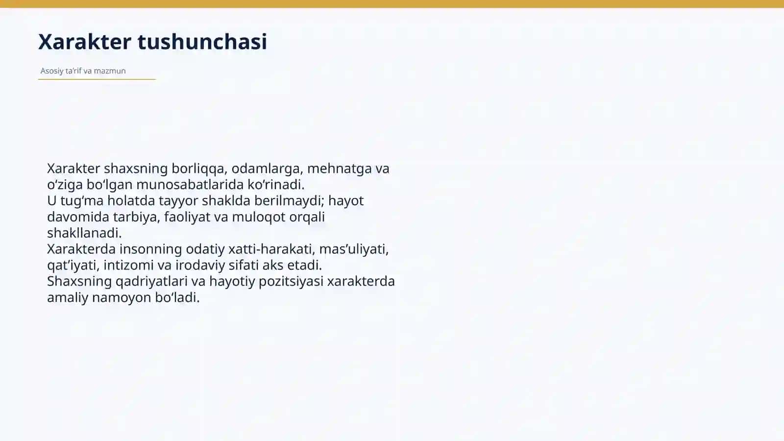 Xarakter va uning xususiyatlari 3