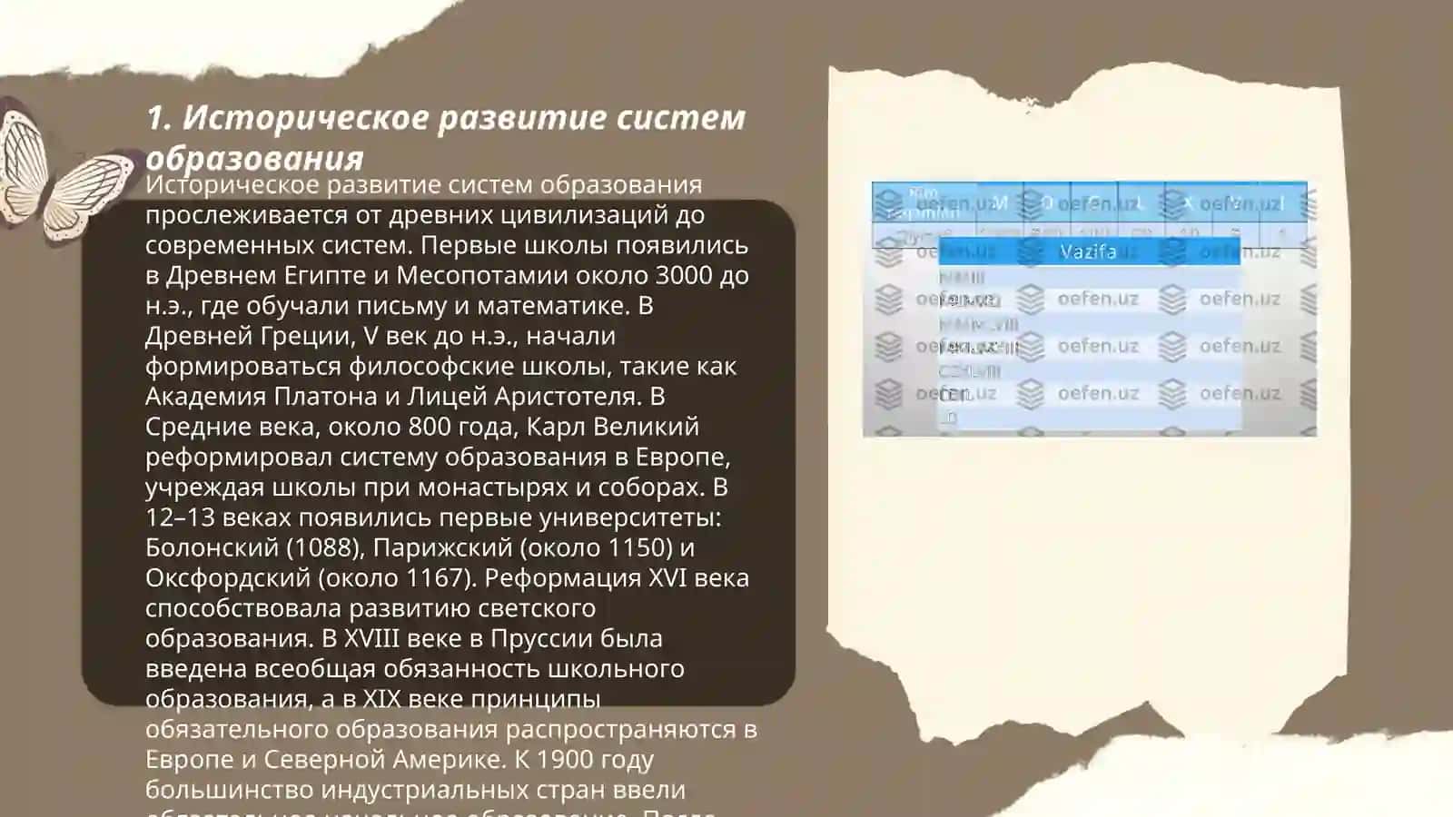 Система образования в мире Jumabekova Malohat 3