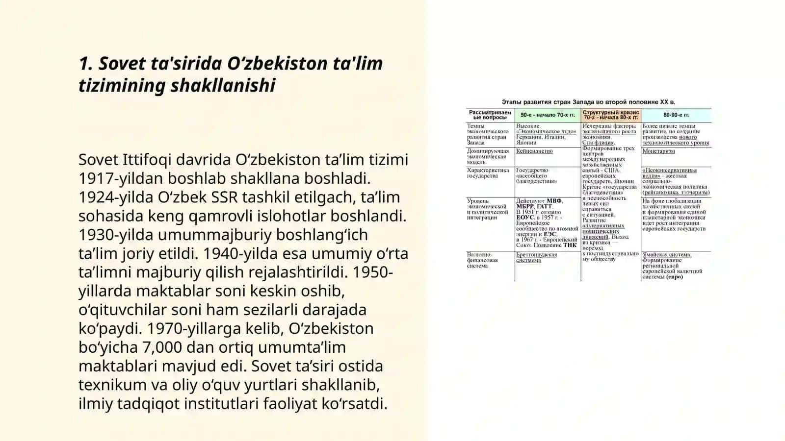 1917-1945-yillarda O‘zbekiston ta’lim tizimi va pedagogik fikrlar rivoji 3