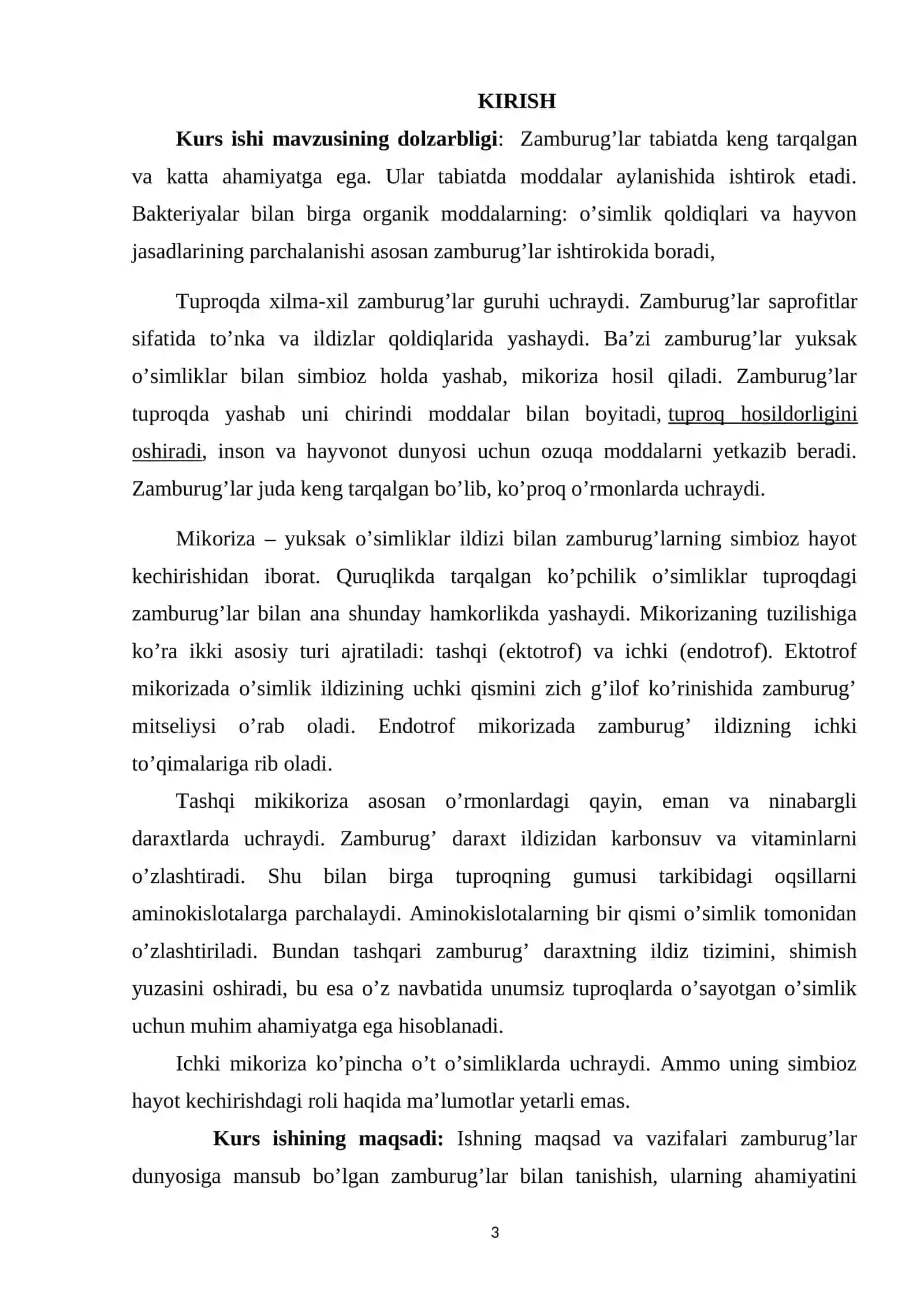 Bazidiyali zambrugʻlar. Ularning umumiy tavsifi 3