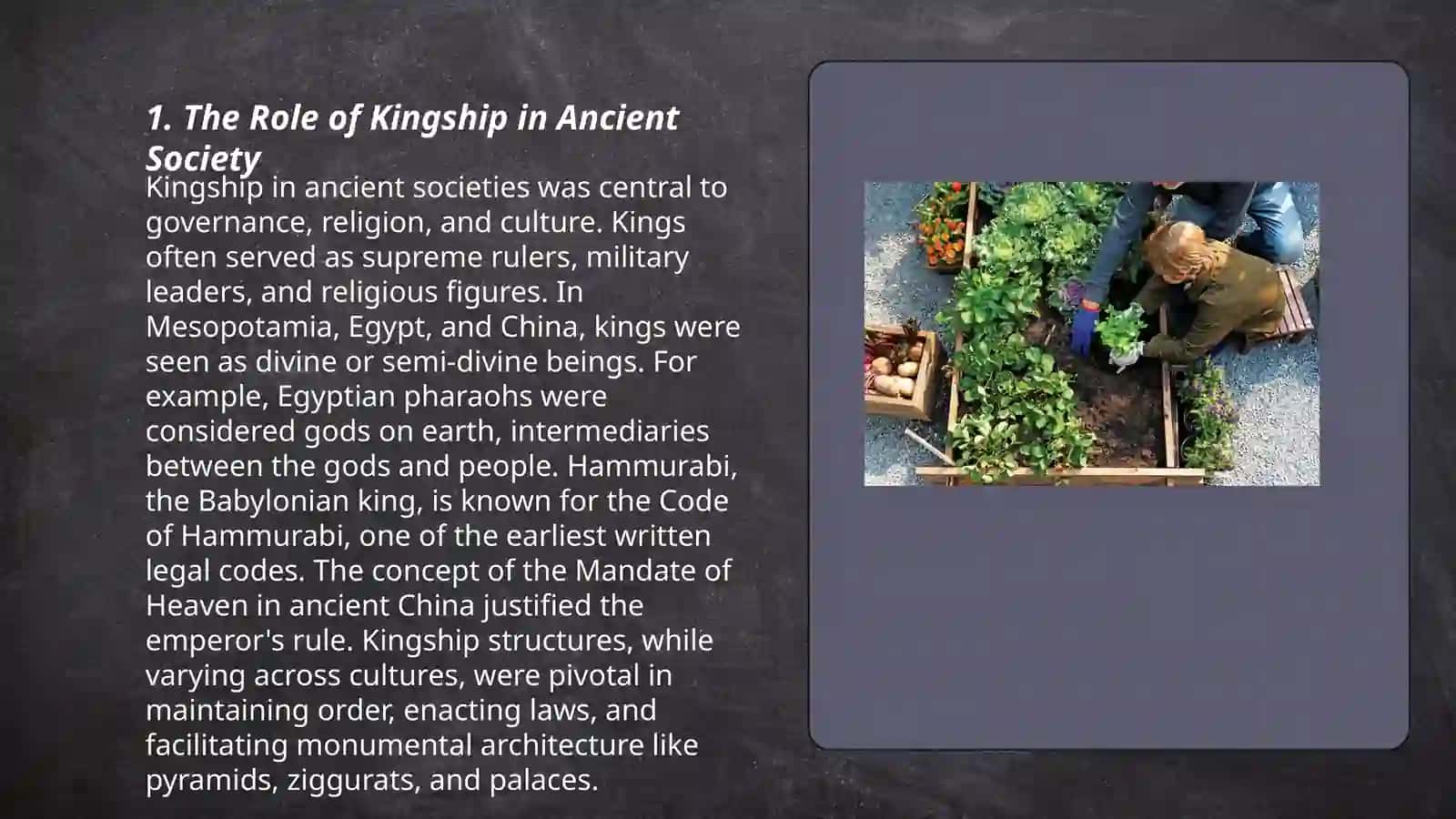 The Role of Kingship in Ancient Society 3