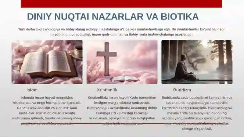 Biotika va Global Diniy Hamkorlik: Yangi Davr 3