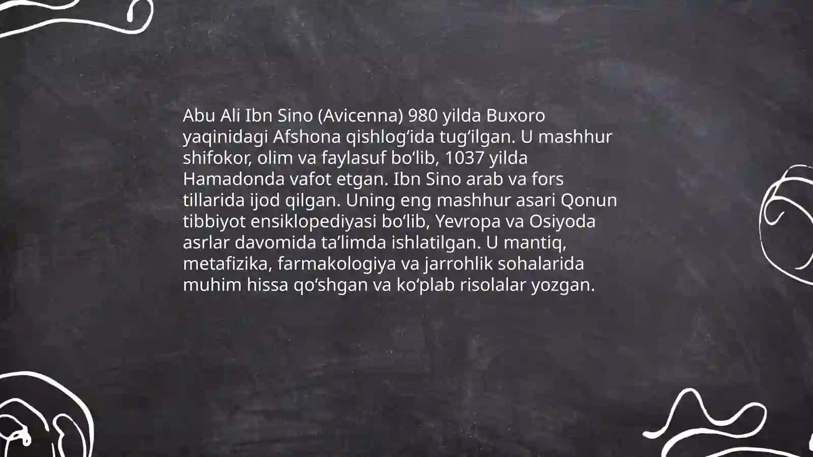 Abu Ali Ibn Sino hayoti va tarjimai holi 3