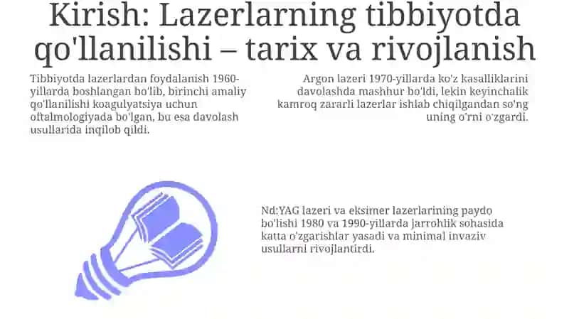 Lazer texnologiyalarining tibbiyotda qo'llanilishi 3