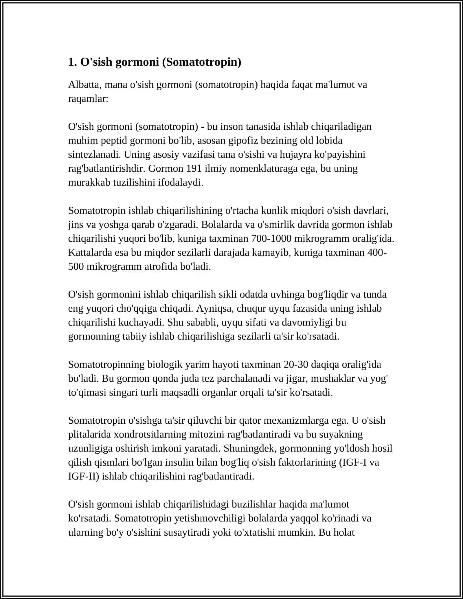 BOLALARDA JISMONIY RIVOJLANISHGA TA'SIR ETUVCHI GORMONLAR 3
