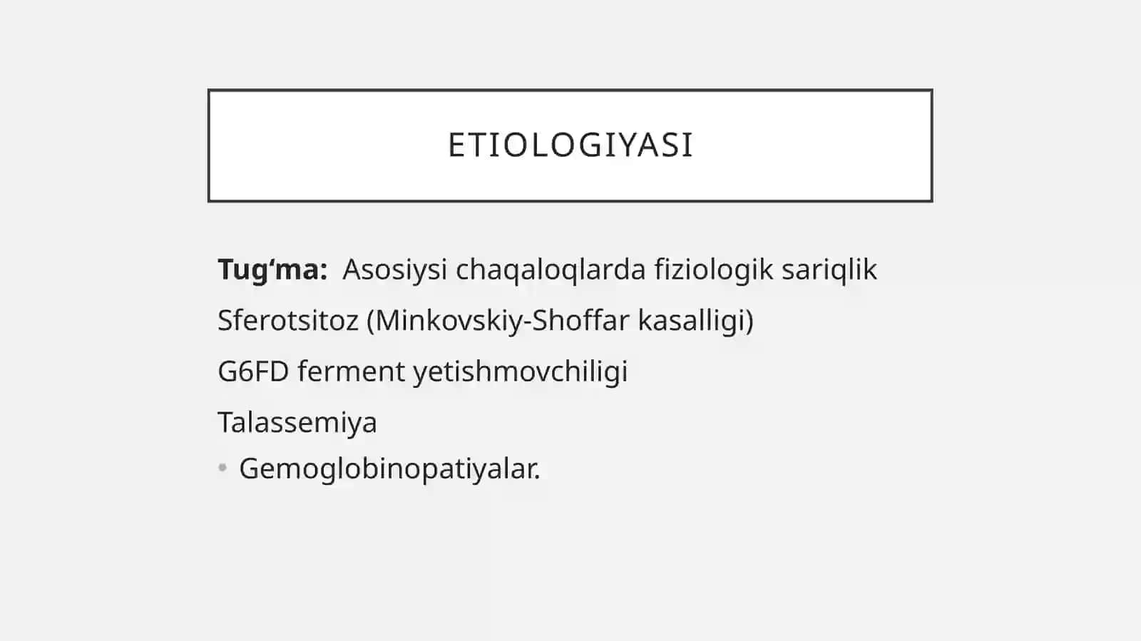 Gemolitik sariqlik 3