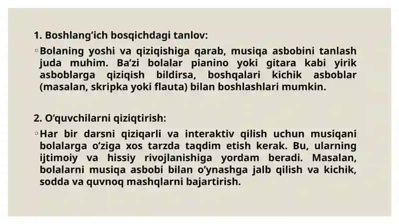 Bolalarni musiqiycholgʻularda ijroga oʻrgatish 3