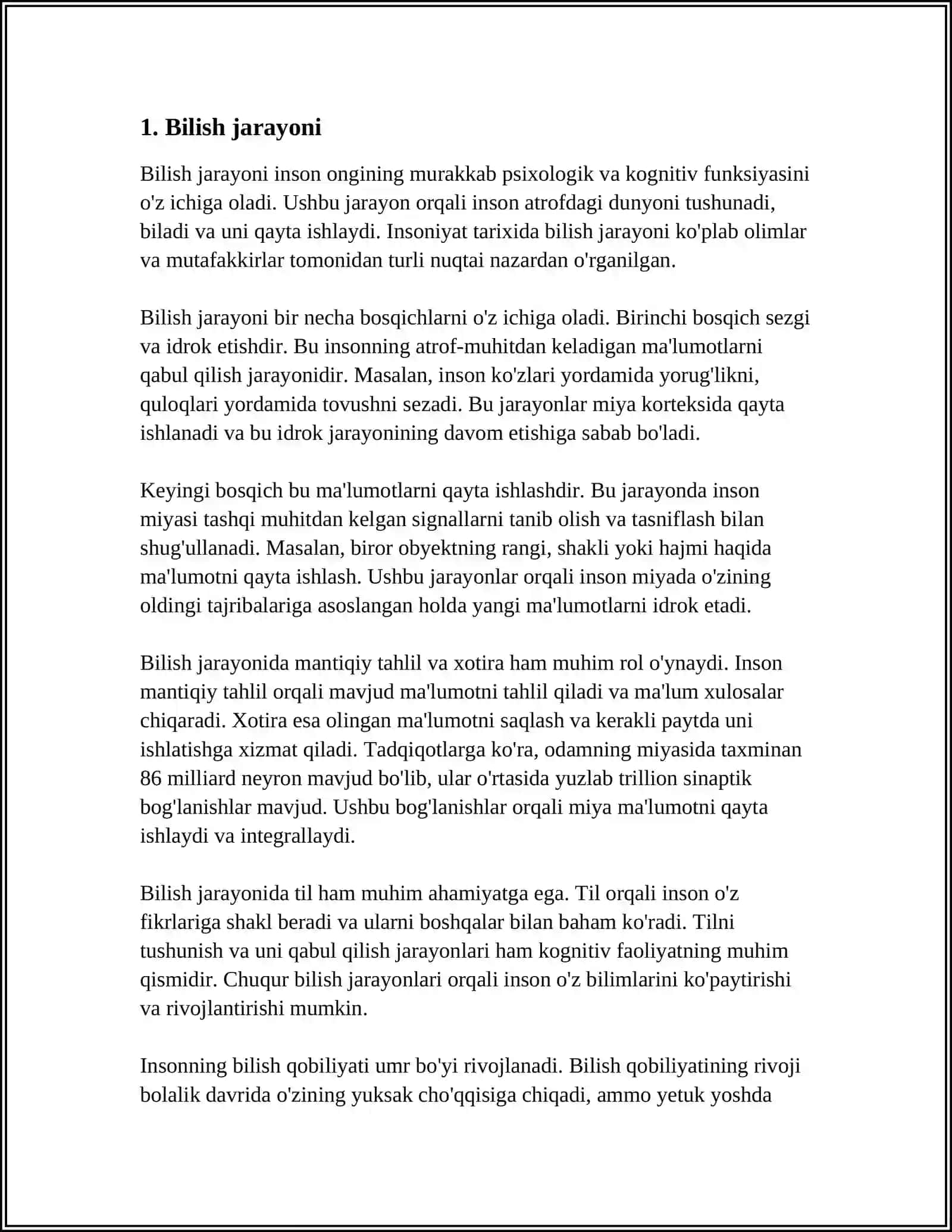 GNOSEOLOGIYA BILISHNI OʻRGATUVCHI FALSAFANI SOHASI 3