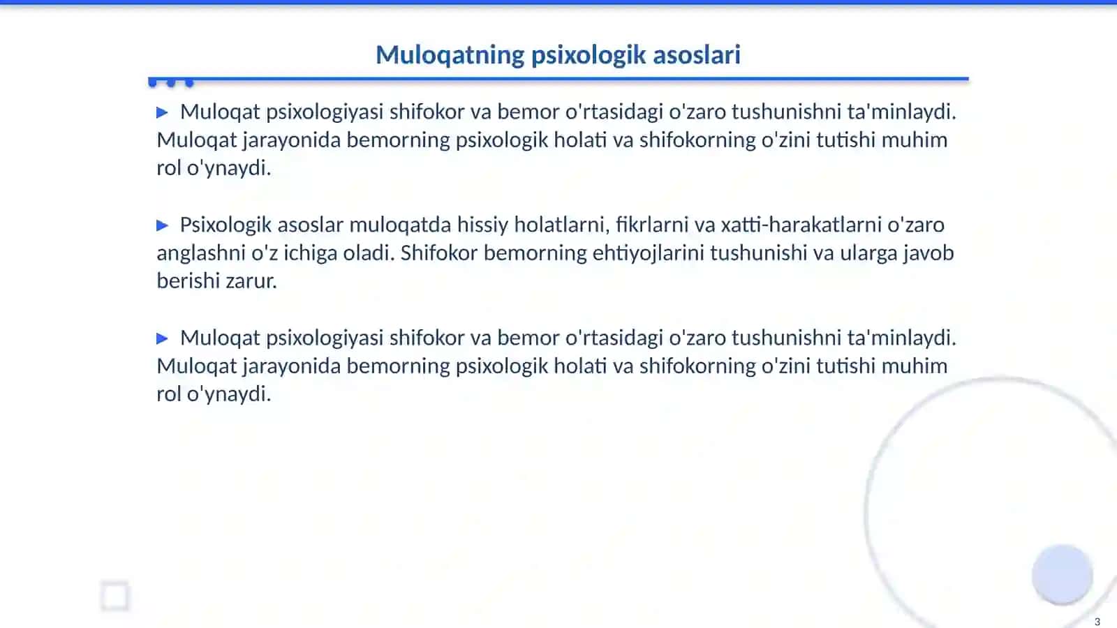 shifokor va bemor mulogatining psixologik xususiyatlari 3