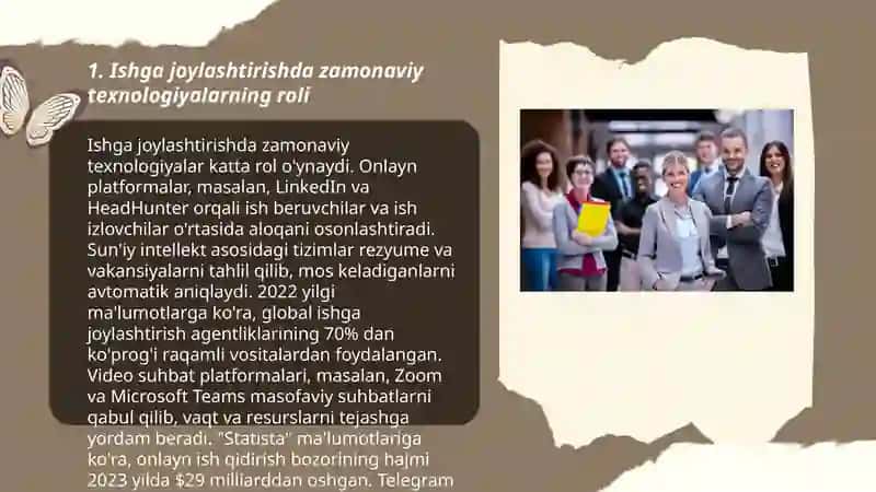 Ishga joylashtirish texnalogiyasi 3