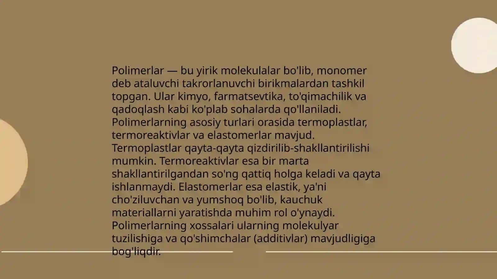 Polimer gellar tugunlari va kristall yacheykasi hamda kristallanish darajasi haqida tushunchalar 3