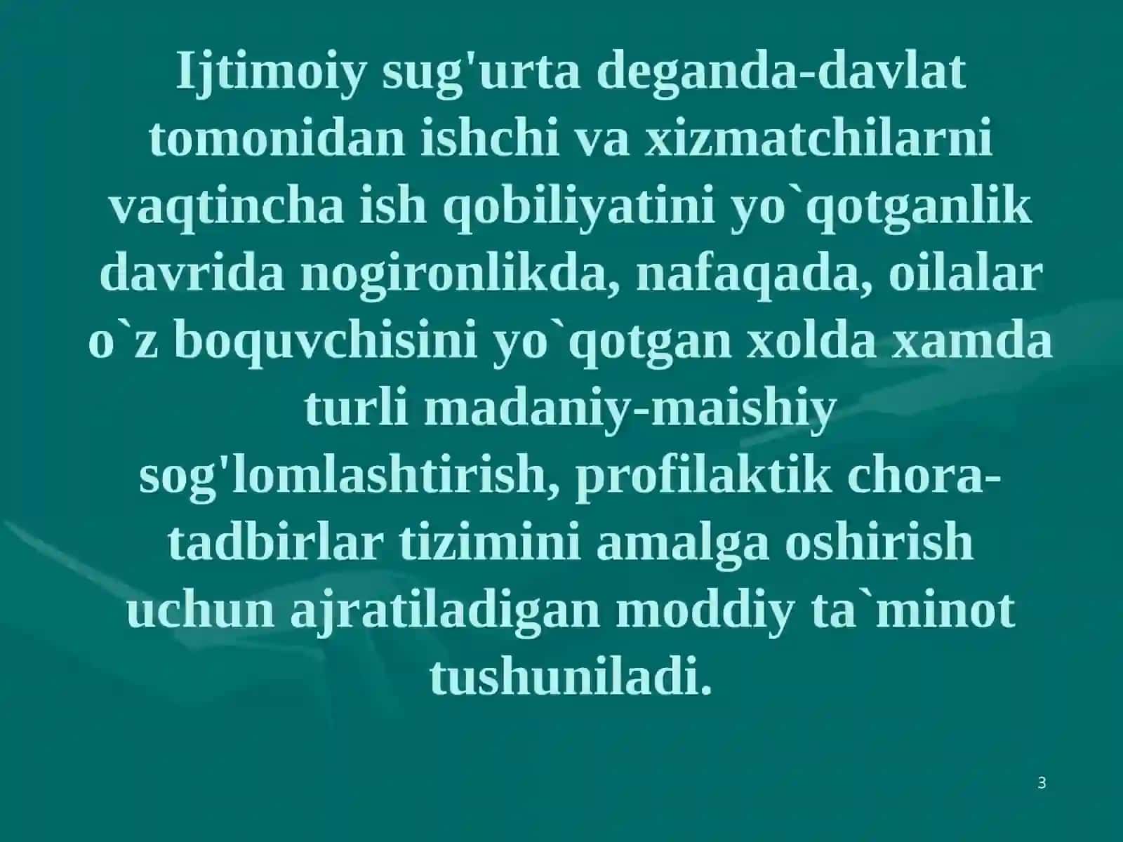 Mehnat qobiliyatini aniqlash bo`yicha vrachlik ekspertizasi 3