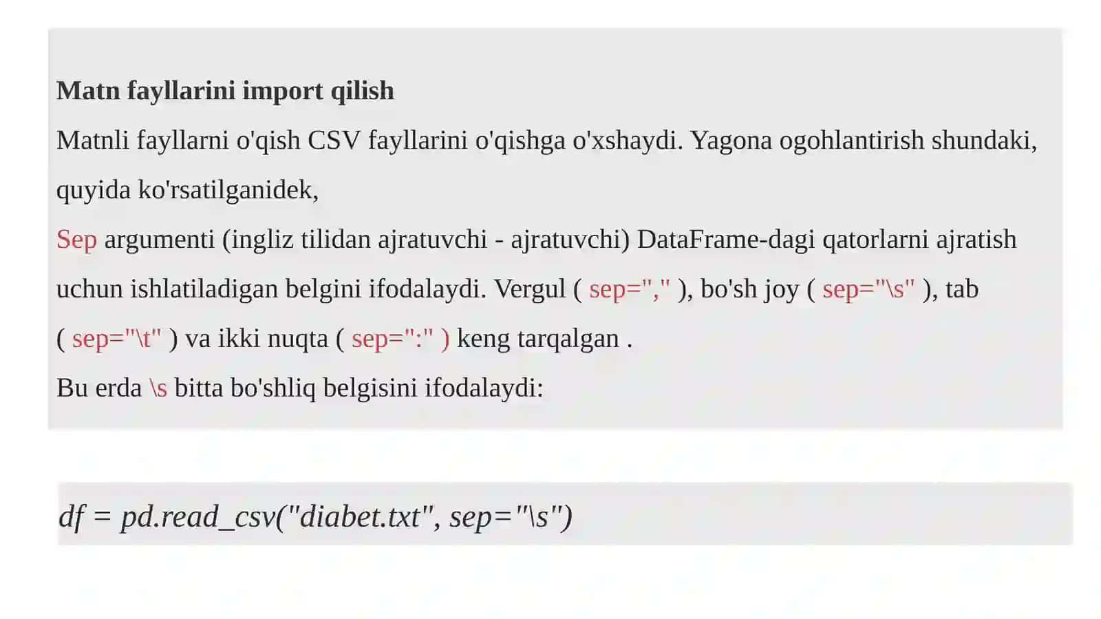 Pandas ga kirish: Pythonda ma'lumotlarni tahlil qilish (2-dars) 3