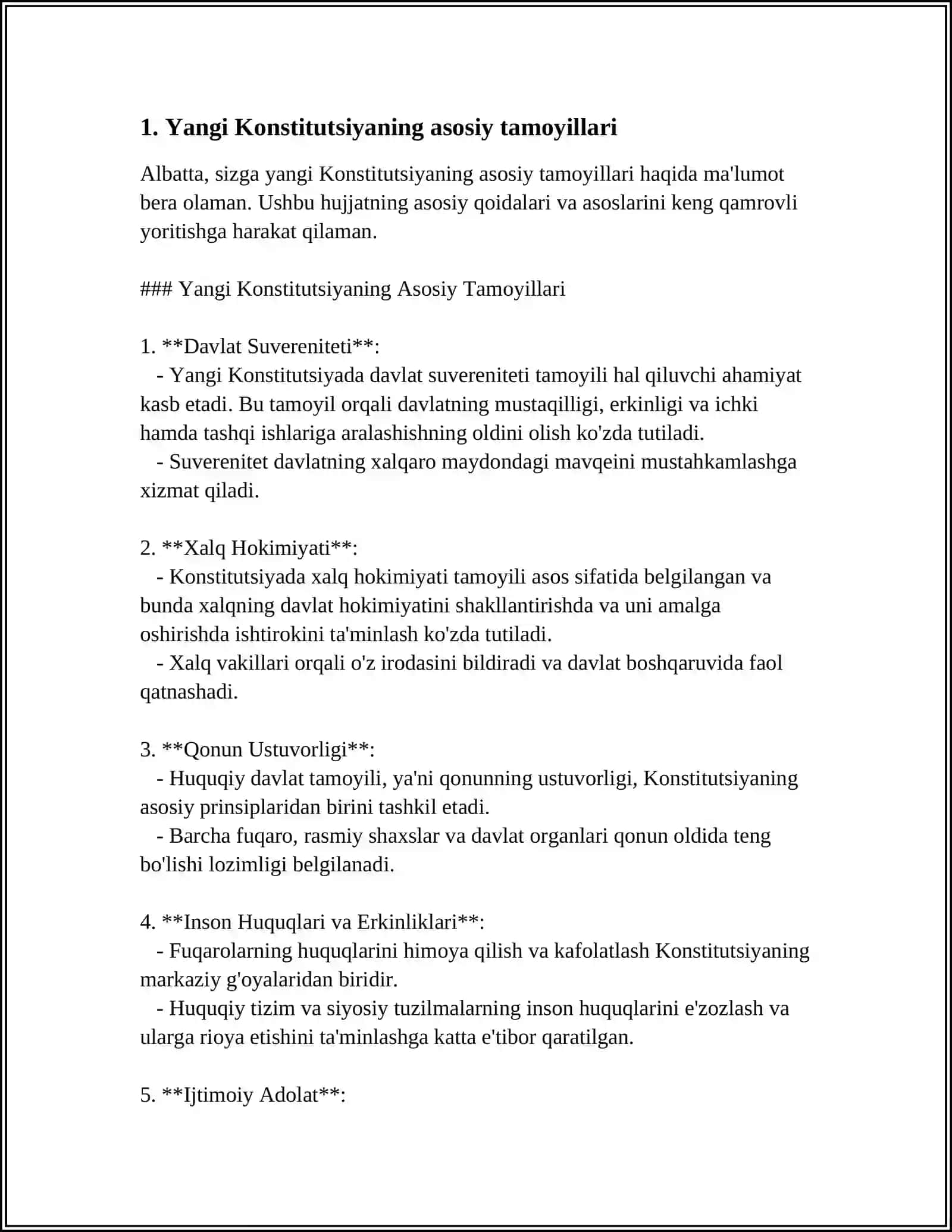 YANGI KONSTITUTSIYA - YANGI O'ZBEKISTON UYG'UNLIK VA ALOQADORLIK 2024-2025-o'quv yili 3