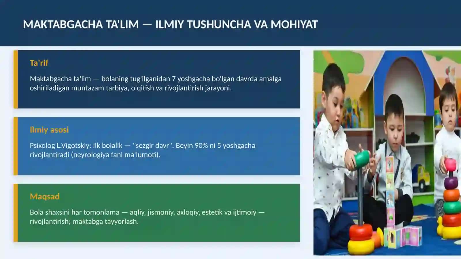 MAKTABGACHA TA’LIM TARIXI 3