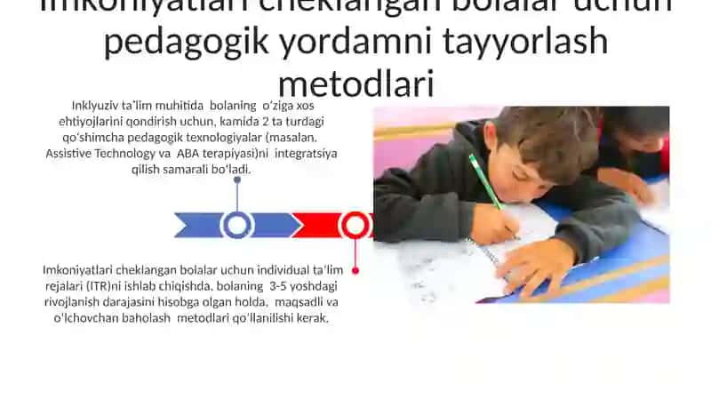 Imkoniyati cheklangan bolalarni pedagogik taʼminotini tayyorlash usullari 3