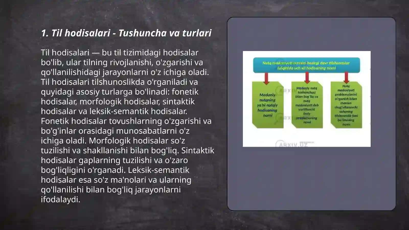 Til hodisalari va ularning nomlanishi by Dehqonova Sitora 3