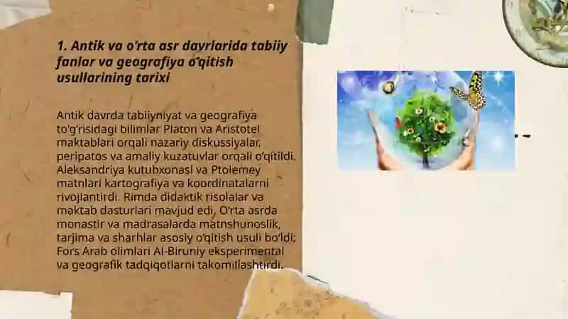 Tabiiy fanlar va geografiya o‘qitish metodikasining shakllanish tarixi 3