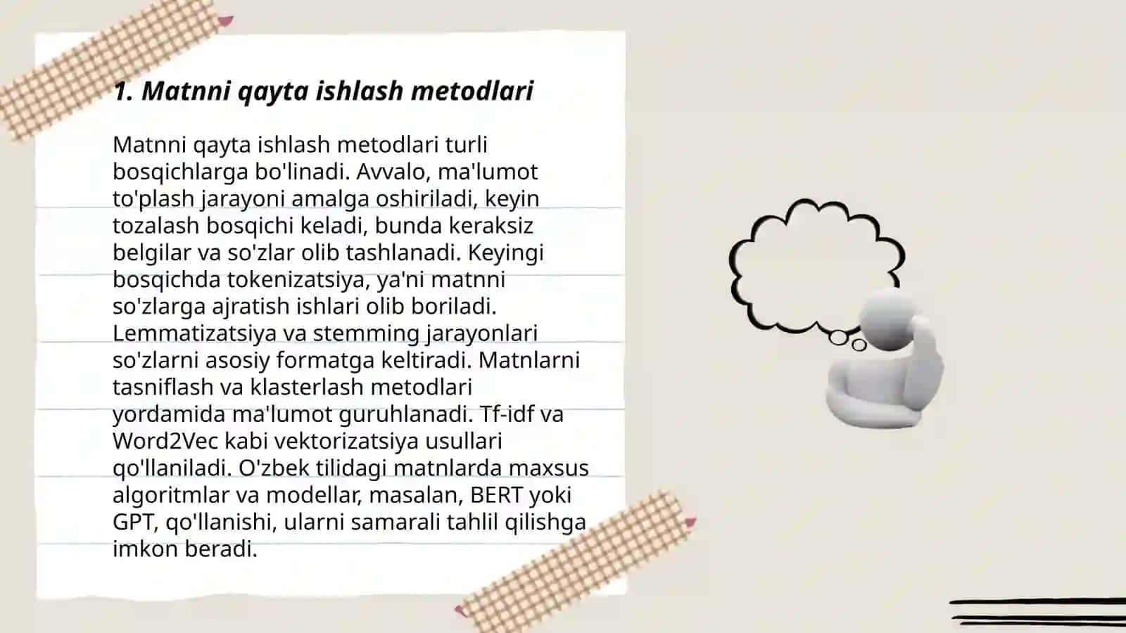 Kompyuter lingvistikasi:metodlari resurslari,yònalishlari 3