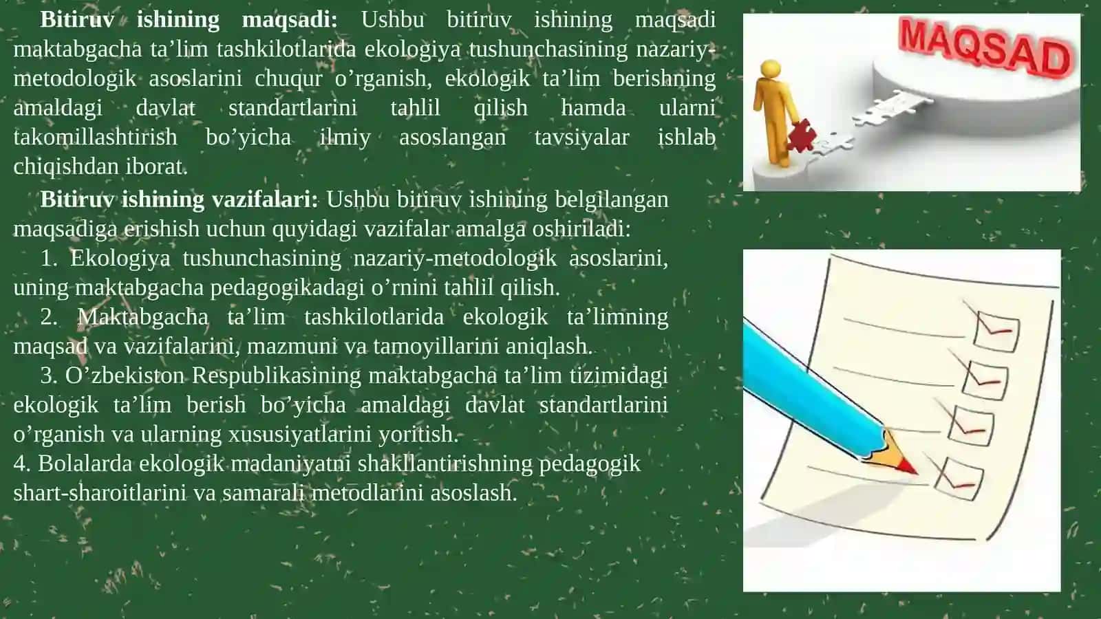 Ekologiya tushunchasi va ekologik ta'lim davlat standartlari 3