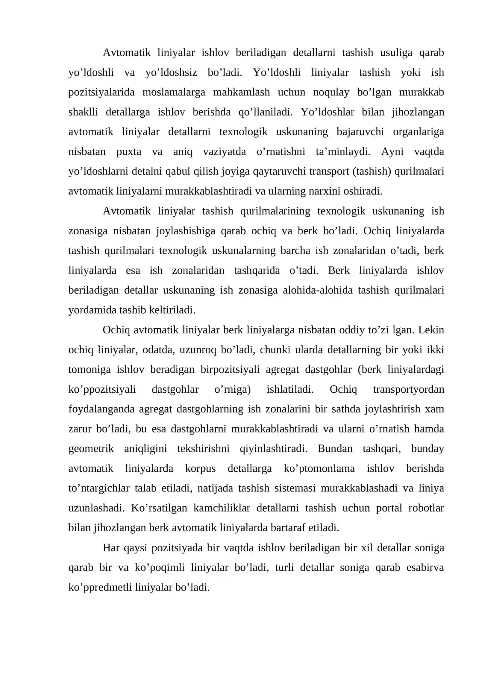 Avtomat liniyalari va ularning turlari 3