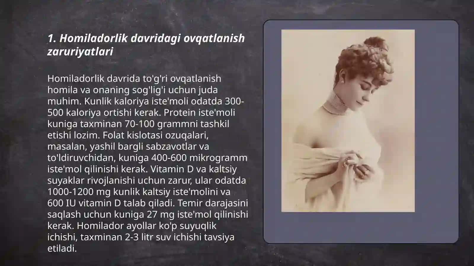 Homiladorlik davridagi ovqatlanish zaruriyatlari 3