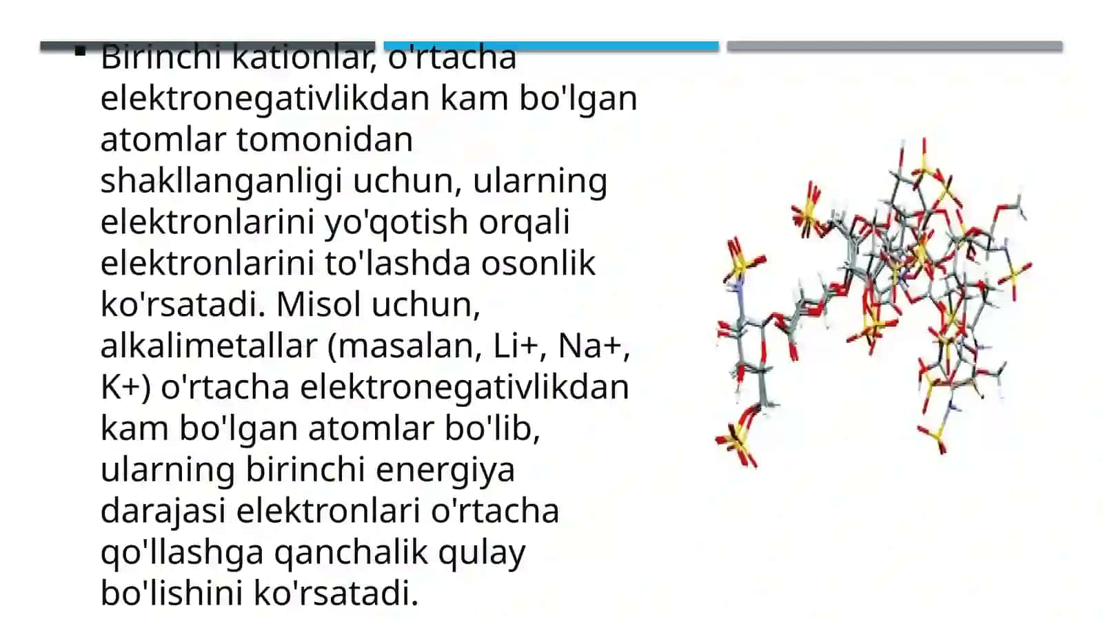 Birinchi va ikkinchi kationlar aralashmasining analizi 3