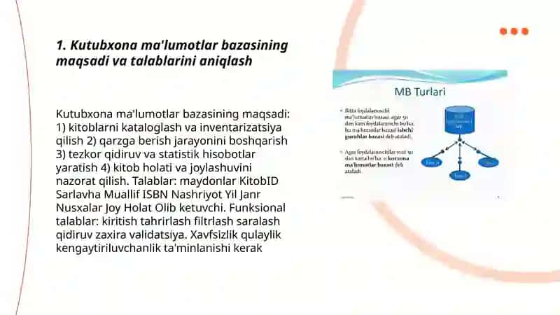 Kutubxona Ma'lumotlar Bazasi Yaratish 3