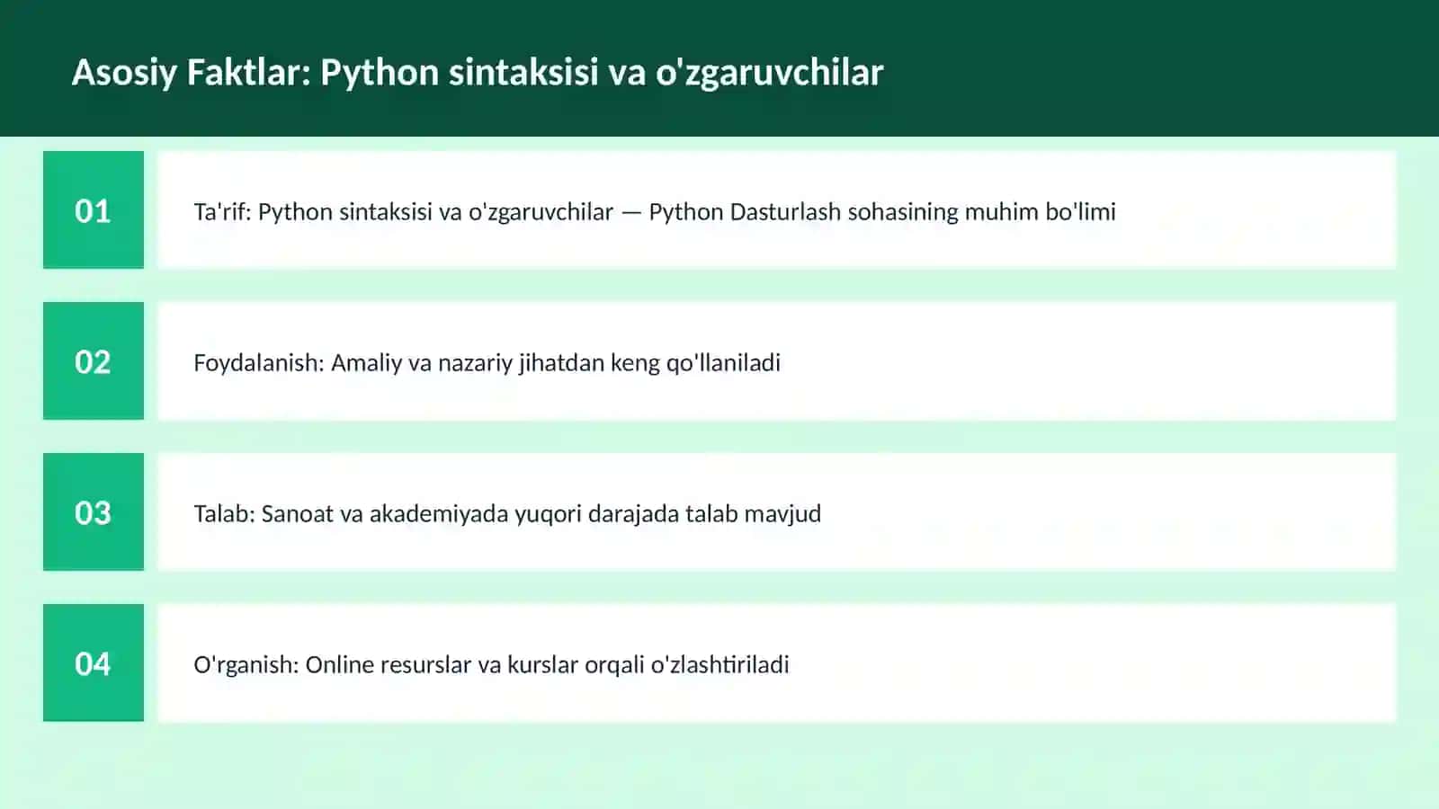 PYTHON DASTURLASH 3
